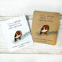 Personalised Robin Enamel Pin Badge Brooch, thumbnail 2 of 7