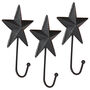 Set Of Three Star Wall Hooks, thumbnail 2 of 4