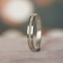 White Opal Inlay Ring In Silver, thumbnail 1 of 4