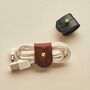 Personalised Leather Cable Tidy, thumbnail 1 of 2