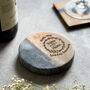 Personalised Anniversary Marble And Wood Coaster, thumbnail 6 of 9