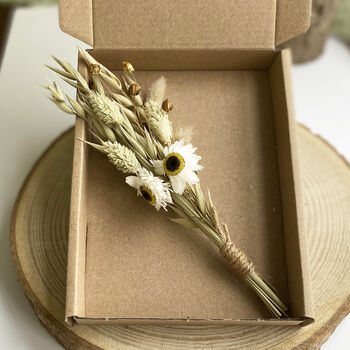 Personalised Dried Natural Flowers Mother's Day Posy, 4 of 4