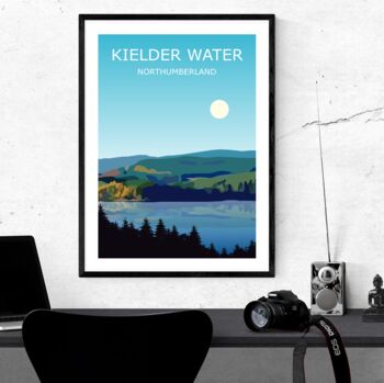 Kielder Water Northumberland Art Print, 4 of 4