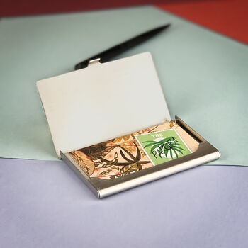 Personalised Engraved Business Card Holder, 2 of 2