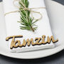 10 X Personalised Wedding Table Place Name Favour, thumbnail 1 of 5
