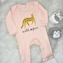 Wild And Free Leopard Jungle Babygrow, thumbnail 8 of 12