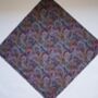 Mens Navy And Burgundy Paisley Neckerchief, thumbnail 12 of 12