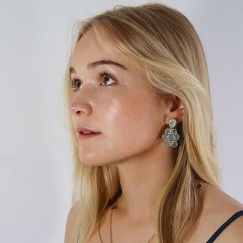 Tara Flower Stud Earrings, 11 of 12