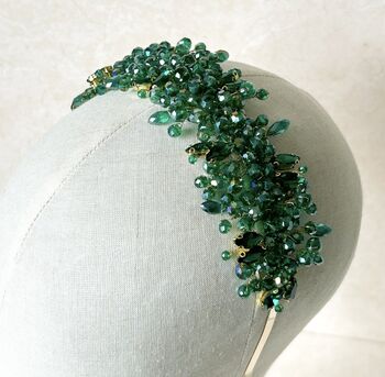 Emerald Green Headpiece, 4 of 5