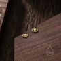 Sterling Silver Tiny Eye Stud Earrings, thumbnail 3 of 12