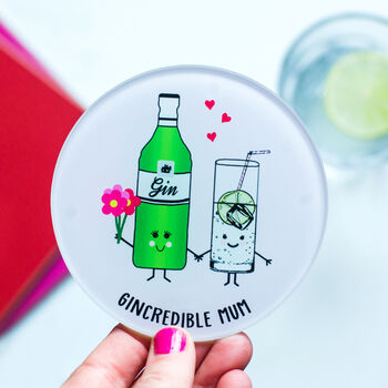 Funny Gin Coaster For Mum, 2 of 5