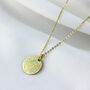 Personalised 9ct Solid Gold Fingerprint Round Charm, thumbnail 3 of 6