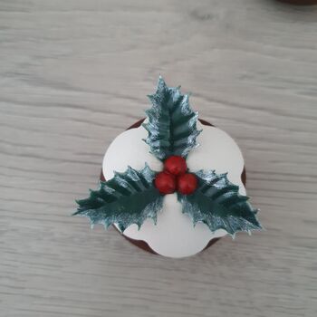 Mini Clay Christmas Pudding, 6 of 6
