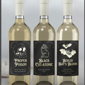 Personalised Witches Wine Label, 2 of 3