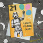 Original Stormtrooper 21st Birthday Card, thumbnail 1 of 2