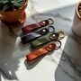 Customised Leather Loop Key Ring Gift, thumbnail 4 of 6