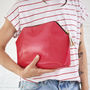 Personal Message Leather Clutch Bag, thumbnail 6 of 6