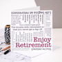 Enjoy Retirement Card, thumbnail 1 of 2
