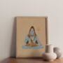 Shiva Art Print Hindu Wall Decor, thumbnail 2 of 3