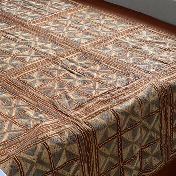Sandstone Indian Cotton Bedspread, 2 of 2