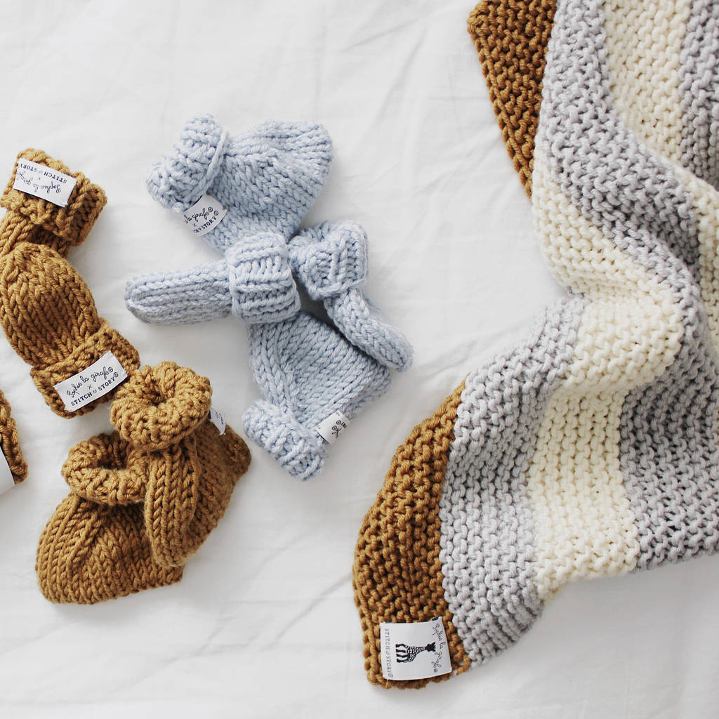 knit your own baby sophie la girafe: sleepy blanket kit by stitch ...