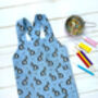 Kids Rainbow Apron | No Ties Cotton Pinafore, thumbnail 10 of 12