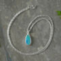 2ct Australian Opal Doublet Necklace, thumbnail 2 of 3