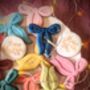 Hand Iced Personalised Multi Coloured Christmas Bows Biscuit Gift Box, thumbnail 1 of 8