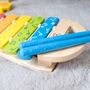 Personalised Rainbow Xylophone Wooden Toy, thumbnail 4 of 4