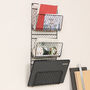 Home Office Wire Wall Magazine Rack, thumbnail 3 of 7