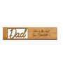 Personalised Dad Wooden Bookmark Father’s Day Gift, thumbnail 6 of 6