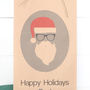 Personalised Hipster Santa Gift Bag, thumbnail 2 of 2