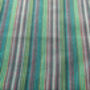 Nepali Cotton Scarf, Green Stripes, Ethically Handmade, thumbnail 5 of 7