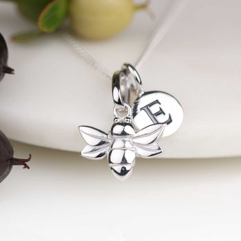 Personalised Baby Bee Necklace, 2 of 11