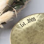 Personalised 21st Anniversary Brass Dish, thumbnail 4 of 8