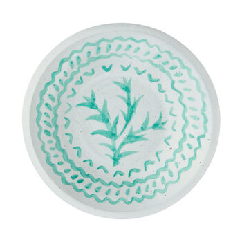 Hand Painted Decorative Plate, 2 of 2