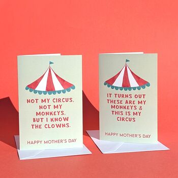 Mother's Day Not My Circus Not My Monkeys Prints, 5 of 5