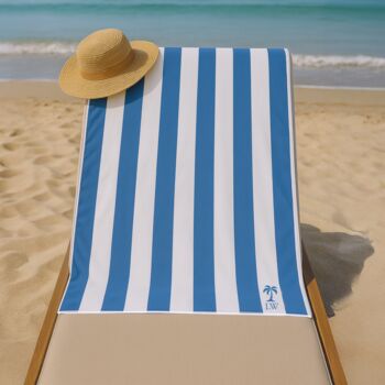 Personalised Embroidered Beach Towel, 6 of 12