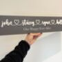 Wooden Family Name Sign 3D Acrylic, thumbnail 1 of 9