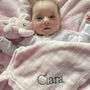 Personalised Pink Elephant Comforter And Blanket Set, thumbnail 6 of 12
