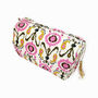 Ikat Print Block Print Cotton Washbag, With Waterproof Lining, thumbnail 2 of 3