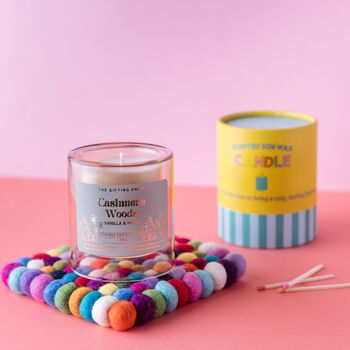 Cashmere Woods, Vanilla And Musk Soy Wax Candle, 6 of 6