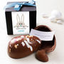 Easter Bunny Chocolate Egg With Surprise Message, thumbnail 1 of 5
