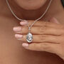 Sterling Silver Flaming Heart Locket Necklace, thumbnail 1 of 8