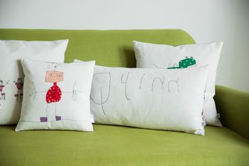 Your Child's Drawing On A Cushion, 6 of 12