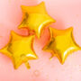 Gold Star Shaped Foil Balloon, thumbnail 1 of 1