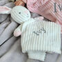 Personalised Bunny Ribbed Comforter And Blanket Set, thumbnail 8 of 12