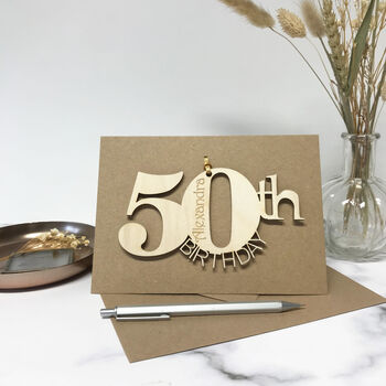 Personalised 50th Birthday Card, 4 of 12