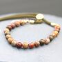 18 K Gold Plated Jasper Bracelet | Will Power, thumbnail 5 of 5