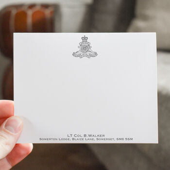 Illustrated Regimental Note Cards With Envelopes, 5 of 6